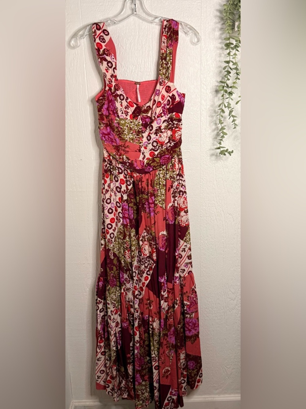 Free People Sasha Maxi NWOT strawberry combo - Picture 2 of 7